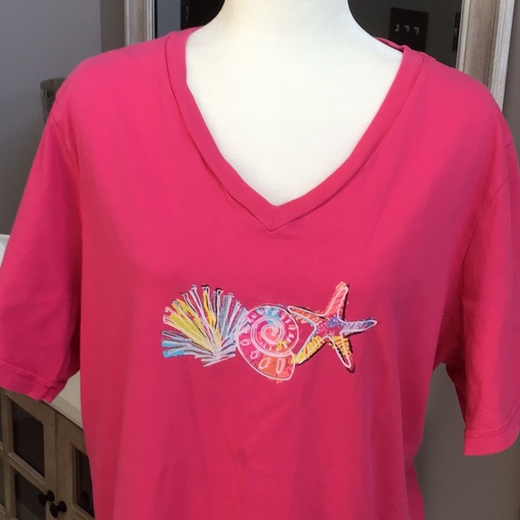 Fresh produce v neck t shirts Clearance